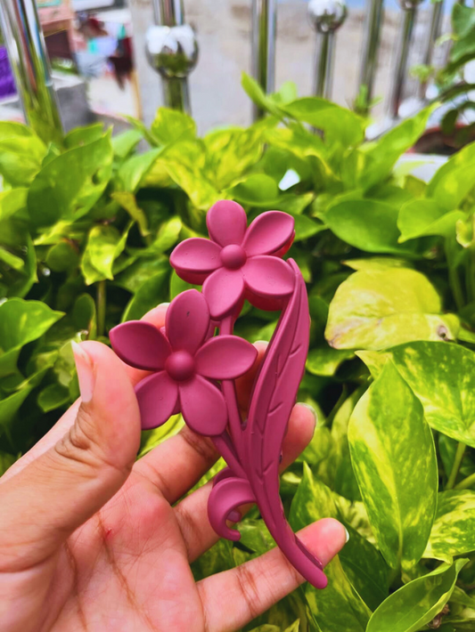 Flower Hair Clip for Women & Girls | Pack of 4 | Premium Quality & Comfort