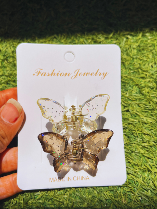 Colorful Butterfly Hair Clutcher Set | Daily Use Hair Accessories 6